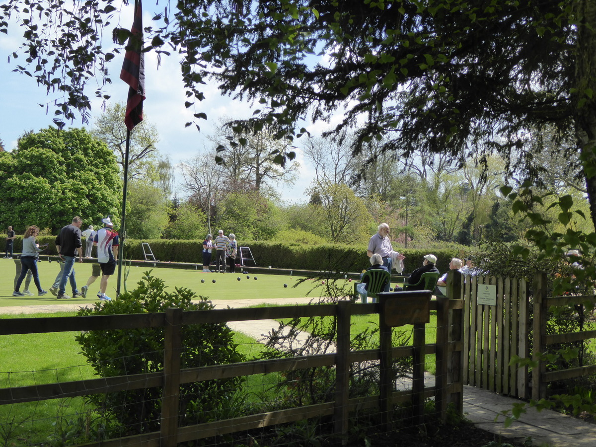 2023 Open Day - Club members and Visitors on the Green